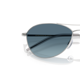 Oliver Peoples Aero II con montatura Argento e lenti  Blu - Variant