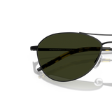 Sie Oliver Peoples Aero II mit Matt Schwarz Gestell und Grün Gläsern - Variant