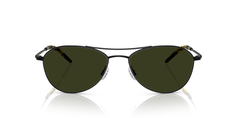 Oliver Peoples Aero II with Matte Black frame and Green lenses - Image 2