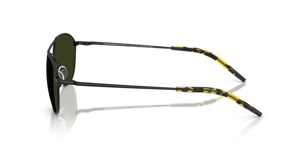 Oliver Peoples Aero II con montatura Nero Opaco e lenti  Verde - immagine 4