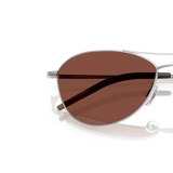 Oliver Peoples Aero II - 18k Gold Plated con montatura 18k White Gold Plated e lenti  Rosso - Variant