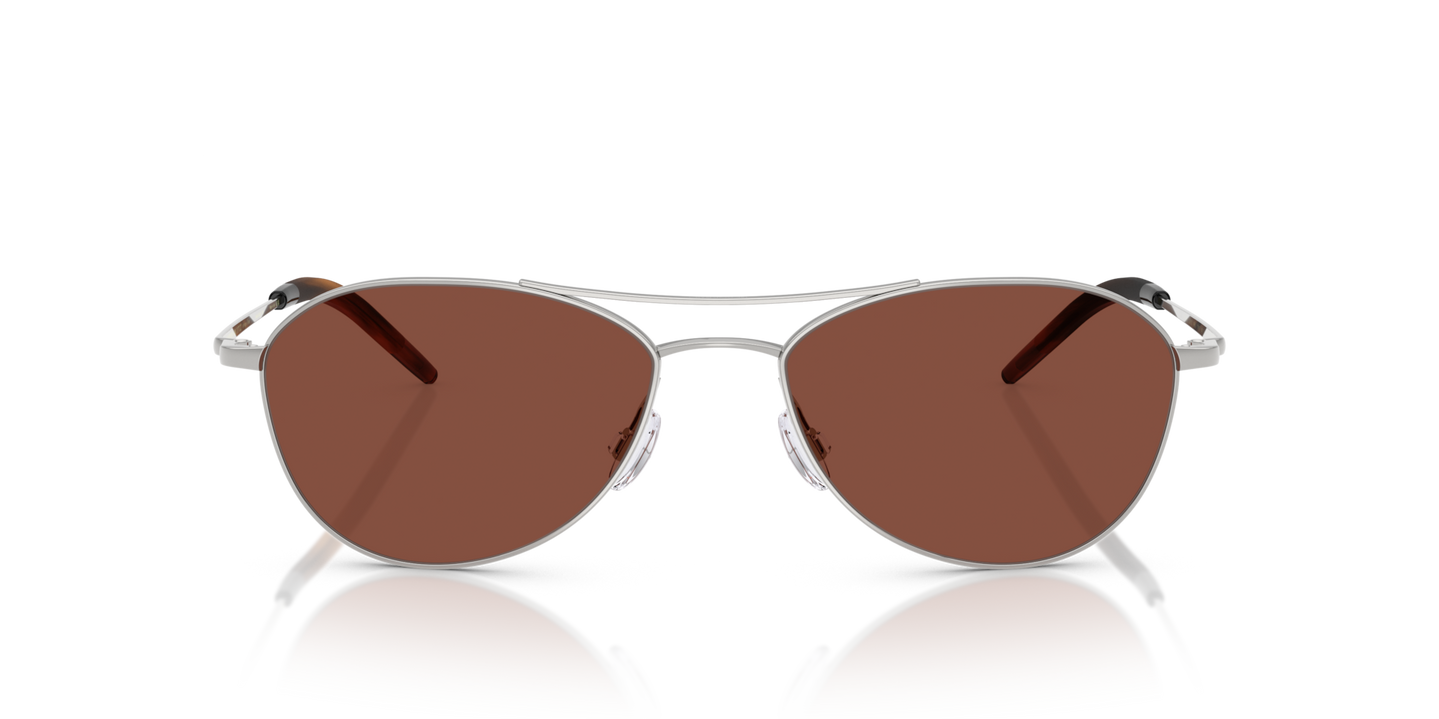 Oliver Peoples Aero II - 18k Gold Plated with 18k White Gold Plated frame and Red lenses - Image Lenses