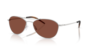 Oliver Peoples Aero II - 18k Gold Plated con montatura 18k White Gold Plated e lenti  Rosso - L'immagine 1