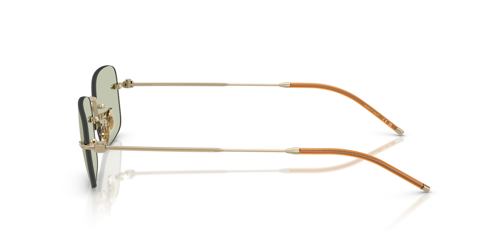 Oliver Peoples TK-10 の ゴールド フレーム - 画像4