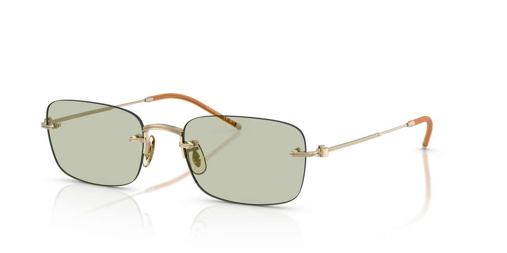 Oliver Peoples TK-10 の ゴールド フレーム - 画像1