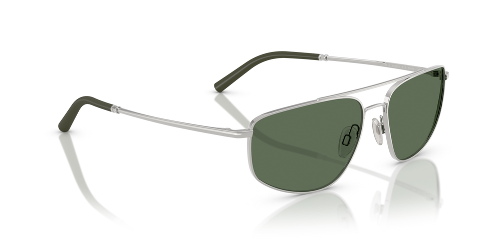 Oliver Peoples R-14 with Silver frame and Green lenses - image 3