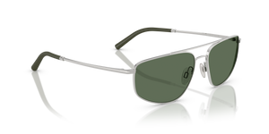 Oliver Peoples R-14 with Silver frame and Green lenses - image 3
