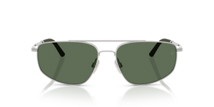 Oliver Peoples R-14 con montatura Argento e lenti  Verde - immagine 2