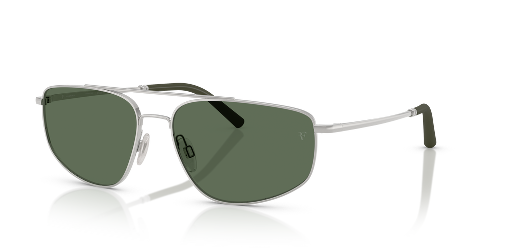 Oliver Peoples R-14 with Silver frame and Green lenses - Image 3