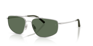 Oliver Peoples R-14 with Silver frame and Green lenses - Image 1