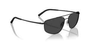 Sie Oliver Peoples R-14 mit Matt Schwarz Gestell und Grau Gläsern - Bild 3