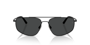 Sie Oliver Peoples R-14 mit Matt Schwarz Gestell und Grau Gläsern - Das Bild 2