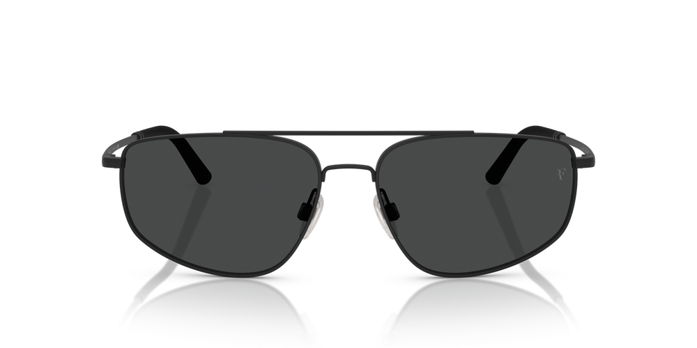 Oliver Peoples R-14 avec une monture Noir mat et des verres Gris - image 2