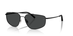 Sie Oliver Peoples R-14 mit Matt Schwarz Gestell und Grau Gläsern - Das Bild 1