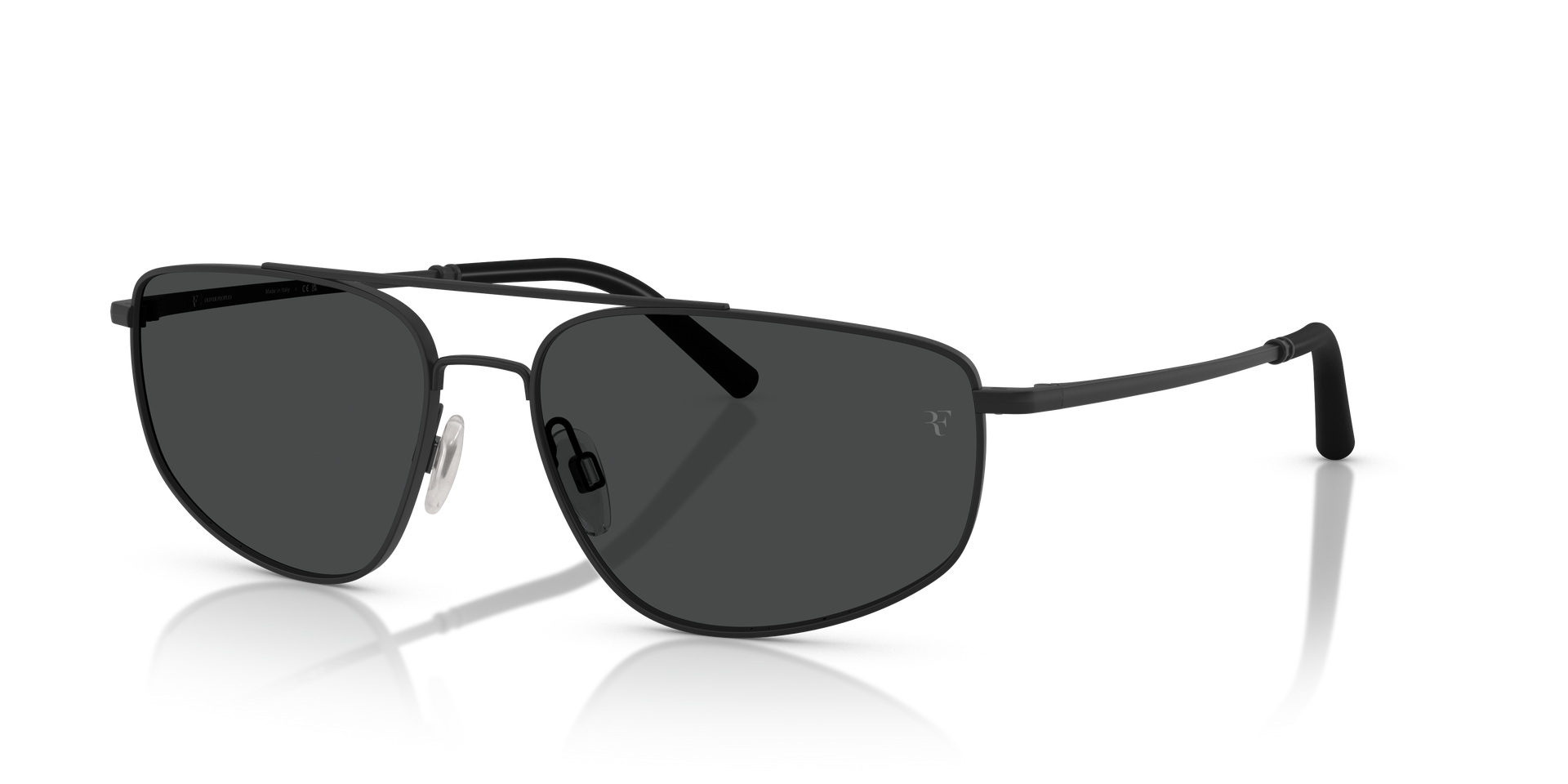 Oliver Peoples R-14 with Matte Black frame and Dark Slate lenses