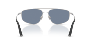 Oliver Peoples R-14 with Brushed Silver frame and Blue lenses - image 5
