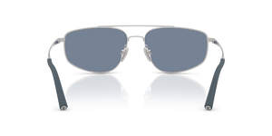 Oliver Peoples R-14 with Brushed Silver frame and Blue lenses - Image 5