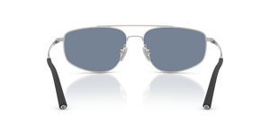 Oliver Peoples R-14 con montatura Argento Spazzolato e lenti  Blu - L'immagine 5