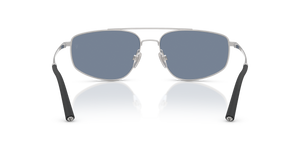 Oliver Peoples R-14 with Brushed Silver frame and Blue lenses - image 5