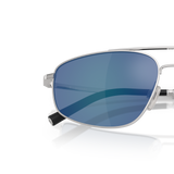 Oliver Peoples R-14 con montatura Argento Spazzolato e lenti  Blu - Variant