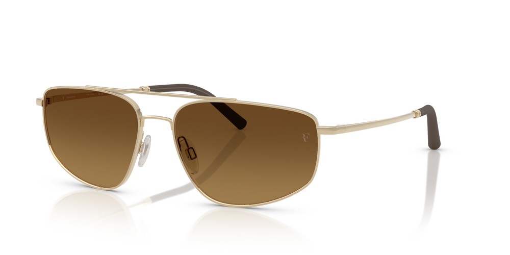 Oliver Peoples R-14 with Brushed Gold frame and Brown lenses - image 7