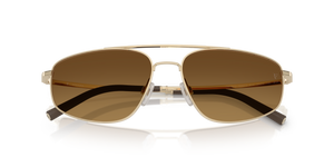 Oliver Peoples R-14 with Brushed Gold frame and Brown lenses - image 6