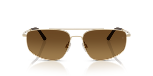 Oliver Peoples R-14 with Brushed Gold frame and Brown lenses - image 8