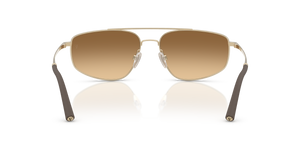 Sie Oliver Peoples R-14 mit Gold gebürstet Gestell und Braun Gläsern - Das Bild 5