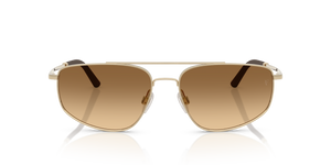 Oliver Peoples R-14 with Brushed Gold frame and Brown lenses - image 2