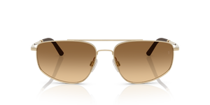 Oliver Peoples R-14 with Brushed Gold frame and Brown lenses - image 2