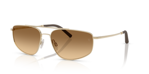 Oliver Peoples R-14 with Brushed Gold frame and Brown lenses - image 1