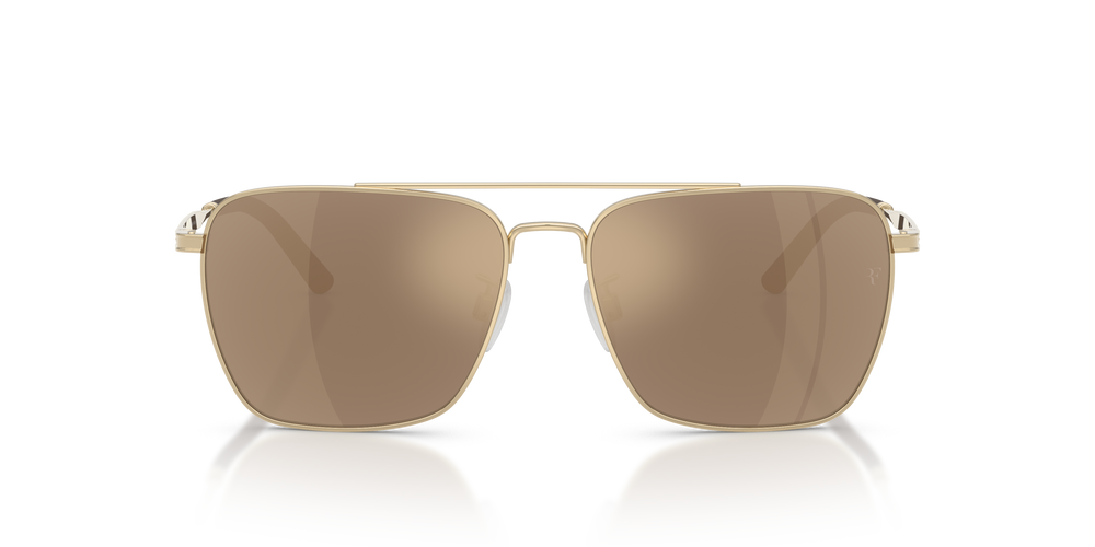 Oliver Peoples R-15 with Gold frame and Desert Flash Mirror lenses
