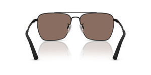 Oliver Peoples R-15 con montatura Nero Opaco e lenti  Marrone - L'immagine 5