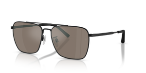 Oliver Peoples R-15 con montatura Nero Opaco e lenti  Marrone - L'immagine 1
