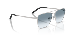 Sie Oliver Peoples R-15 mit Silber gebürstet Gestell und Blau Gläsern - Bild 3