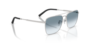Oliver Peoples R-15 with Brushed Silver frame and Blue lenses - image 3