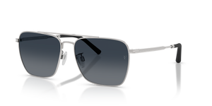 Sie Oliver Peoples R-15 mit Silber gebürstet Gestell und Blau Gläsern - Bild 7