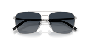 Oliver Peoples R-15 with Brushed Silver frame and Blue lenses - image 6