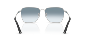 Oliver Peoples R-15、ブラッシュシルバーフレーム、ブルーレンズ - 画像 5
