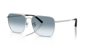 Sie Oliver Peoples R-15 mit Silber gebürstet Gestell und Blau Gläsern - Bild 1