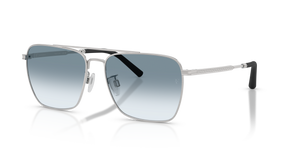 Oliver Peoples R-15 with Brushed Silver frame and Blue lenses - image 1