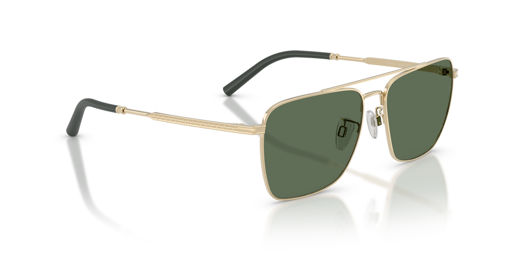 Oliver Peoples R-15 con montatura Oro Spazzolato e lenti  Verde - L'immagine 3
