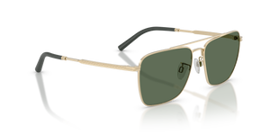 Oliver Peoples R-15 con montatura Oro Spazzolato e lenti  Verde - L'immagine 3