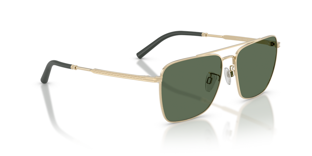 Oliver Peoples R-15 with Brushed Gold frame and Green lenses - image 3