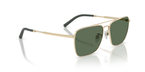 Oliver Peoples R-15 with Brushed Gold frame and Green lenses - image 3