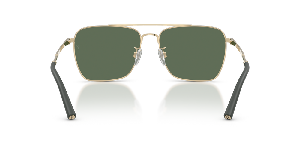Oliver Peoples R-15 with Brushed Gold frame and Green lenses - image 5