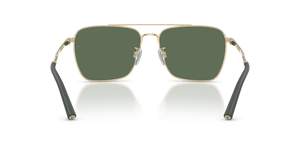 Oliver Peoples R-15 con montatura Oro Spazzolato e lenti  Verde - L'immagine 5