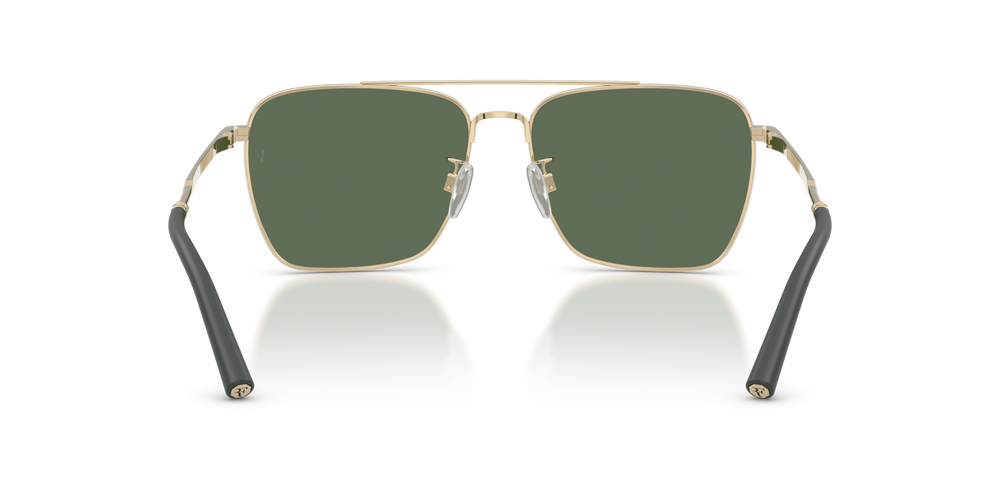 Oliver Peoples R-15 with Brushed Gold frame and Green lenses - image 5