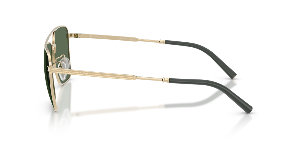 Oliver Peoples R-15 with Brushed Gold frame and Green lenses - image 4