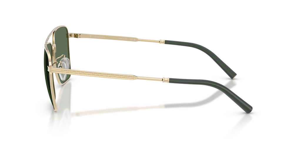 Oliver Peoples R-15 con montatura Oro Spazzolato e lenti  Verde - L'immagine 4
